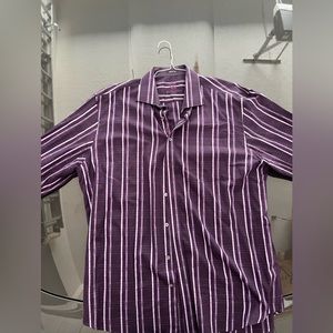 High quality Bugatchi long sleeved men’s dress shirt